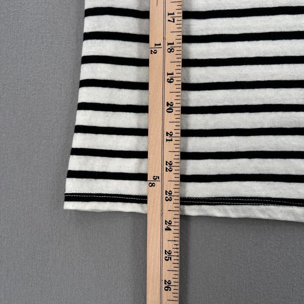 ENZA COSTA Easy Tank Womens Small White Black Cotton Cashmere Sleeveless NEW - Picture 12 of 13